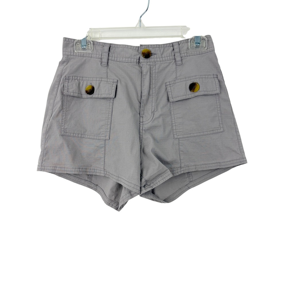 Vuori Vintage Ripstop Utility Short Size S Grey Organic Cotton Utility VW3039